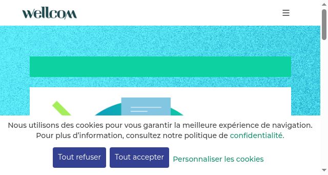 Screenshot of wellcom.fr