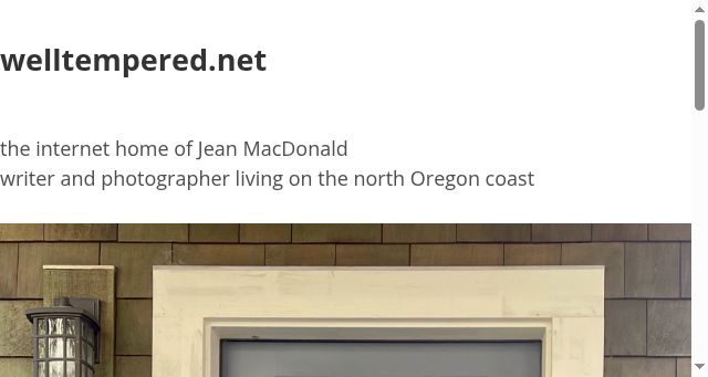 Screenshot of welltempered.net