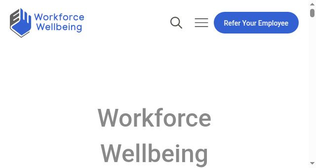 Screenshot of wforcewellbeing.com