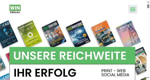 Screenshot of win-verlag.de