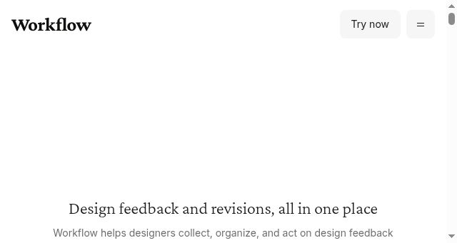 Screenshot of workflow.design