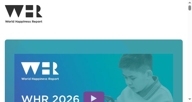 Screenshot of worldhappiness.report