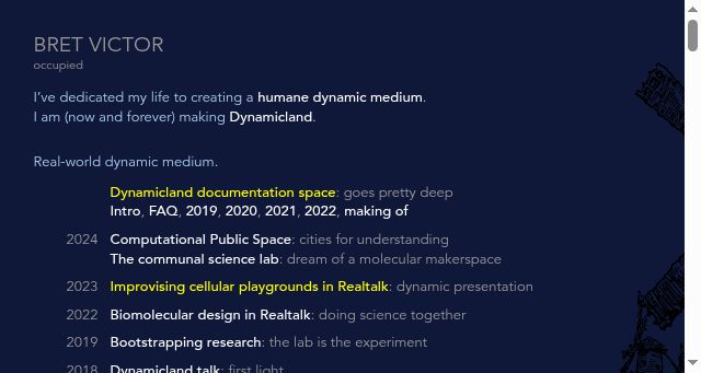 Screenshot of worrydream.com