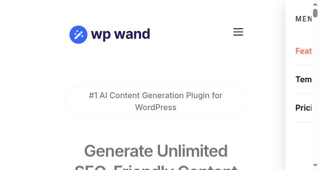 Screenshot of wpwand.com