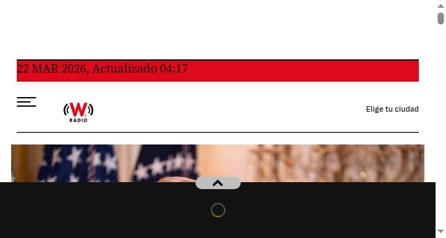 Screenshot of wradio.com.mx