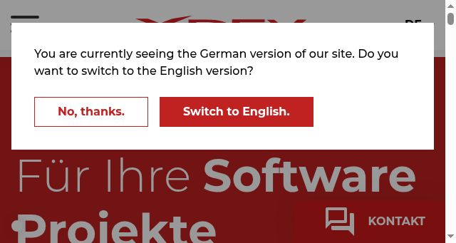 Screenshot of xdev.software