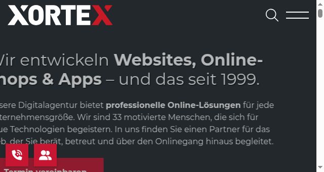 Screenshot of xortex.com