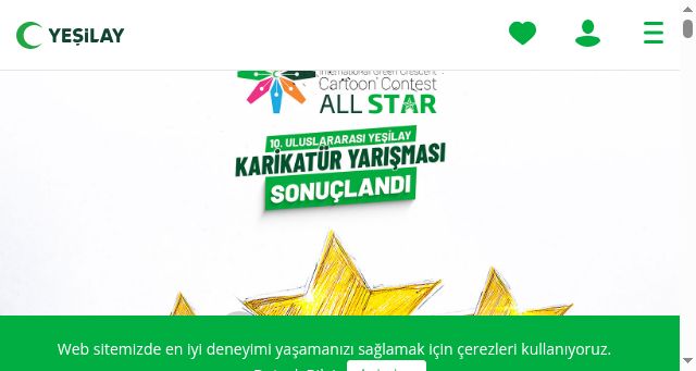 Screenshot of yesilay.org.tr
