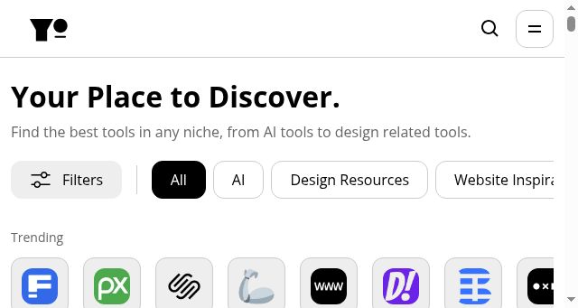 Screenshot of yo.directory
