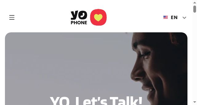 Screenshot of yophone.com