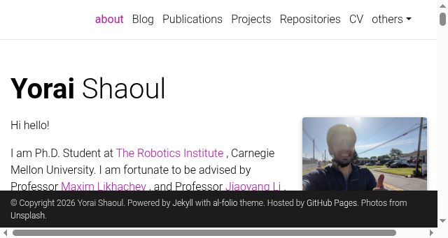 Screenshot of yoraish.com