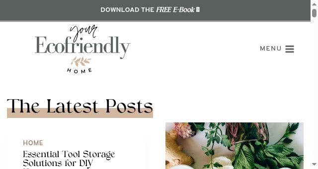Screenshot of yourecofriendlyhome.com