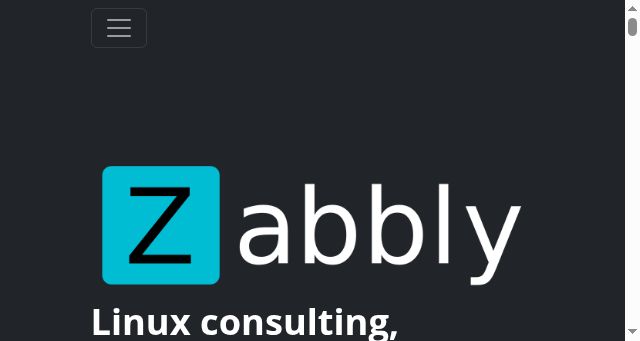 Screenshot of zabbly.com