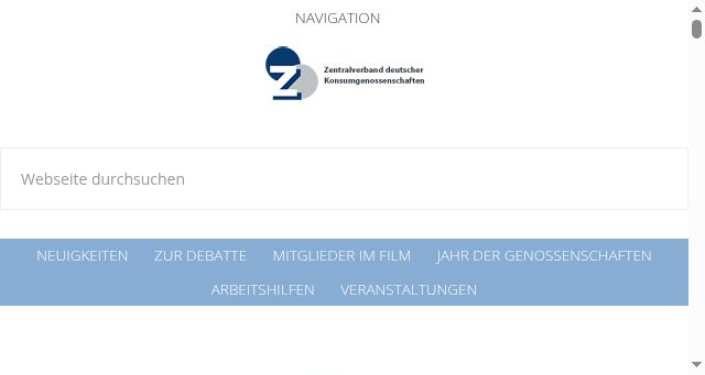 Screenshot of zdk-hamburg.de