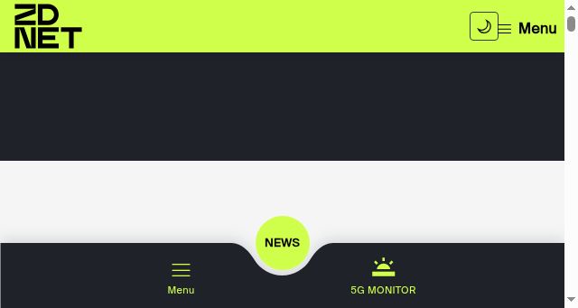 Screenshot of zdnet.fr