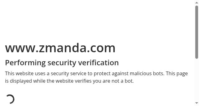 Screenshot of zmanda.com