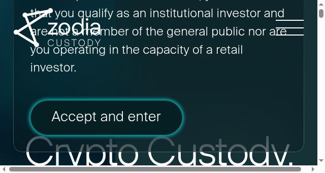 Screenshot of zodia-custody.com