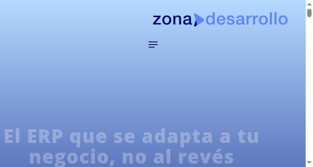 Screenshot of zonadesarrollo.com